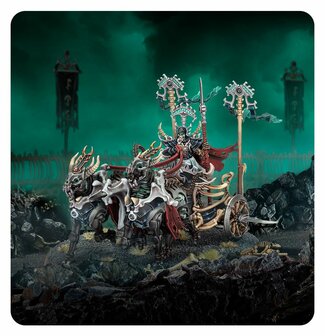 Warhammer Age of Sigmar Ossiarch Bonereapers: Liege-Kavalos on War Chariot