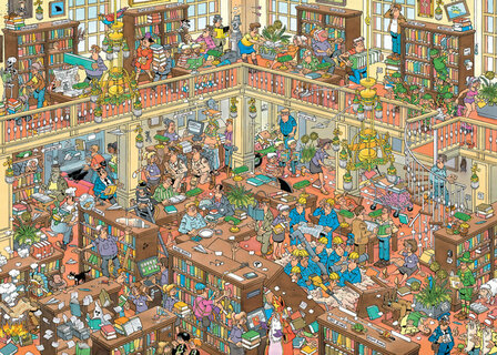 De Bibliotheek &ndash; Jan van Haasteren 500XL