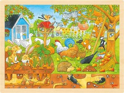 Goki Puzzel Onze Tuin Boven - Onder  