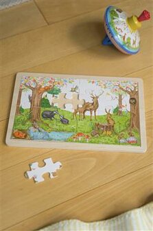 Goki Puzzel - Open Plek In het Bos  