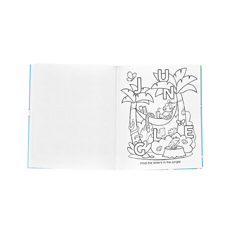 Ooly &ndash; Toddler Color-In&rsquo; Book &ndash; ABC Amazing Animals