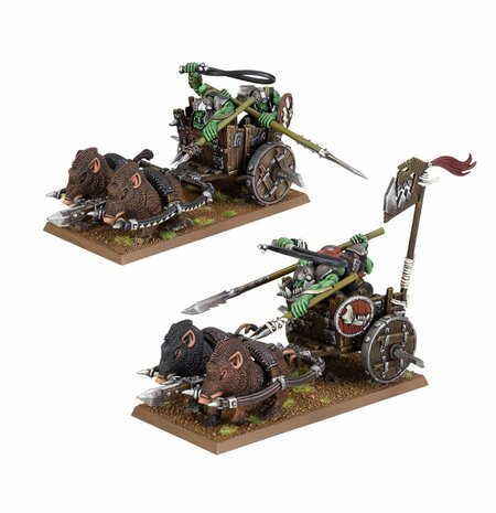 Warhammer The Old World Orc & Goblin Tribes Orc Boar Chariots