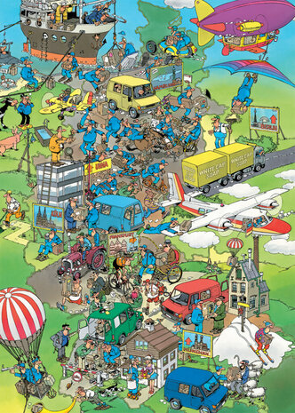 Oldtimers Pakketstress &ndash; Jan van Haasteren (1000)