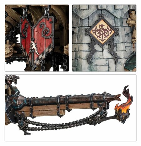 Warhammer Age of Sigmar Cities of Sigmar Cannonade Cogfort/ Conqueror Cogfort