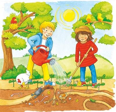 Goki Puzzel - Zonnebloemveld  